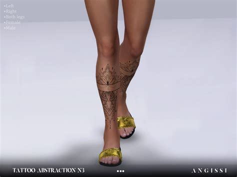 The Sims Resource Tattoo Abstraction N3