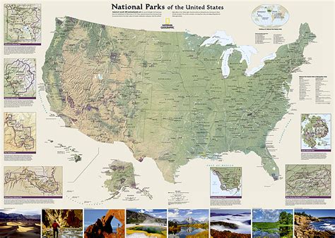 Us National Parks Map The Hiker Box