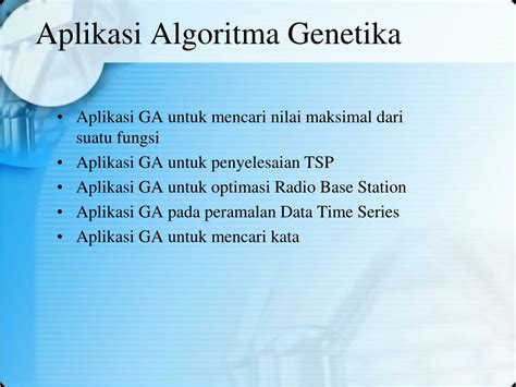 Ppt Algoritma Genetika Powerpoint Presentation Free Download Id