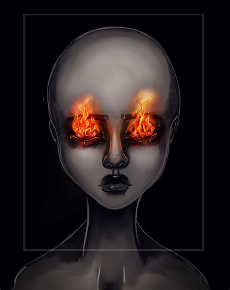 Eyes On Fire By Mamze95 On Deviantart