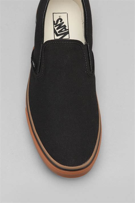 Whatever you're shopping for, we've got it. Vans Classic Gum-Sole Slip-On Sneaker in Black for Men - Lyst