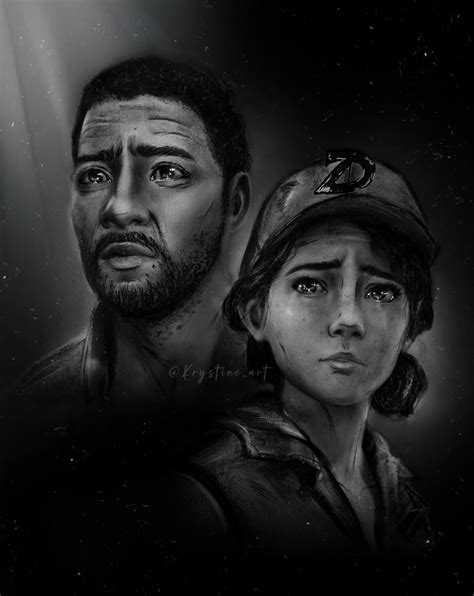 Artstation Lee And Clementine The Walking Dead
