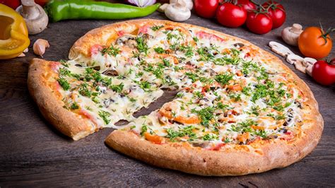 Images Pizza Piece Cheese Food 1366x768