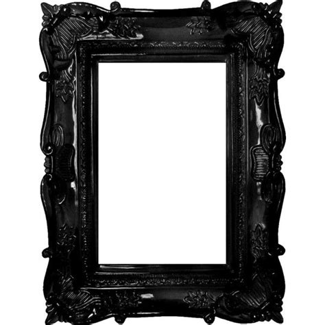 Blackframepng 800×1029 Liked On Polyvore Antique Picture Frames Ornate Picture Frames