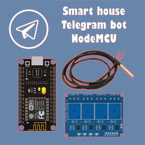 Smart House Telegram Bot With Nodemcu Esp8266 Relay Ds18b20