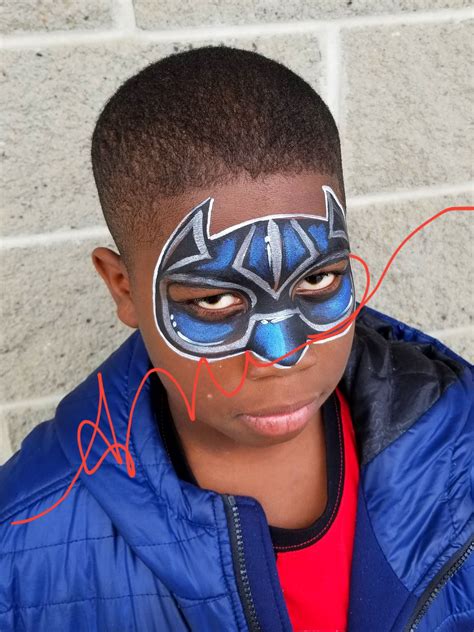 Black Panther Inspired Face Painting Designs Carnival Face Paint