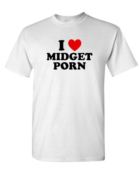 I Heart Midget Porn Unisex Cotton T Shirt Tee Shirt Ebay