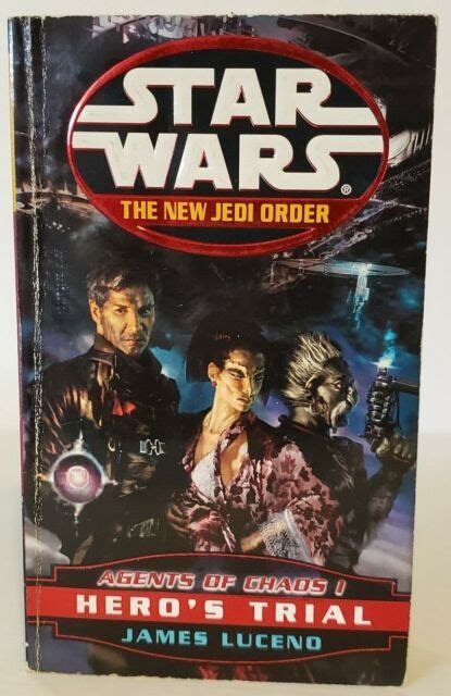 Star Wars Paperback Book The New Jedi Order Agents Of Chaos I Heros