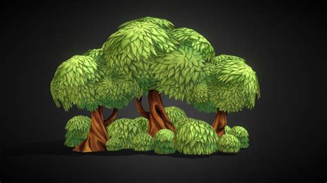 Arboles Lowpoly Download Free 3d Model By Vic Dibuja Vicdibuja