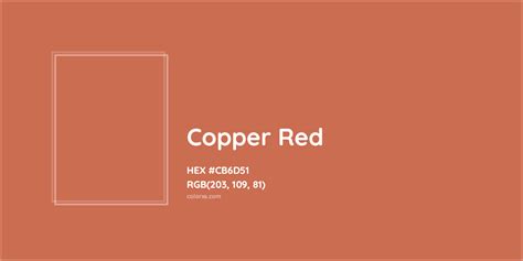Copper Red Cb6d51 Tints And Shades