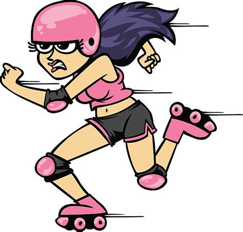 Woman Roller Derby Illustrations Royalty Free Vector Graphics And Clip