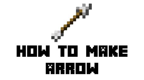 Minecraft How To Make Arrow Youtube
