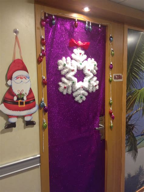 Disney cruise cabin door decorations. Decorated Cabin Door. | Christmas cruises, Cruise door ...