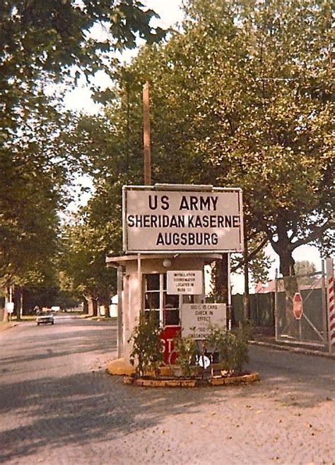Amerika In Augsburg Sheridan Reese Flak Fryar Sheridan Kaserne