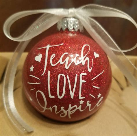Teacher Ornaments Etsy