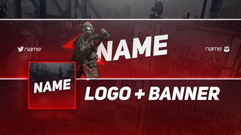 Apex Legends Youtube Logo And Banner Template Free Photoshop Cc Youtube