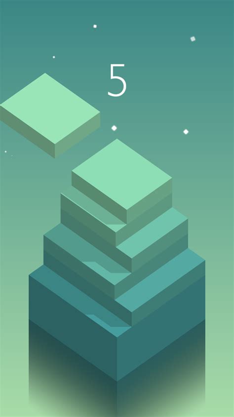 [FREE iPHONE GAME] Stack - Stack up the blocks as high as you can. How ...