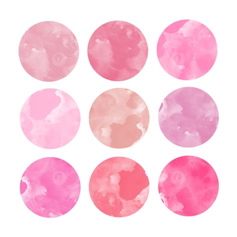 For Instagram Highlights Clipart Png Images Pink Watercolor Style