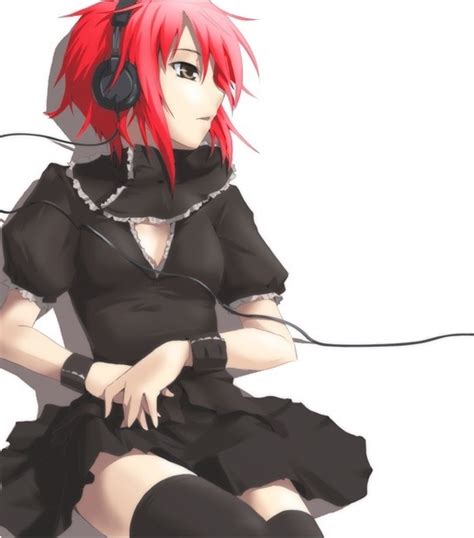 Red Hair Gothic Girl Anime Girls Picture 158400