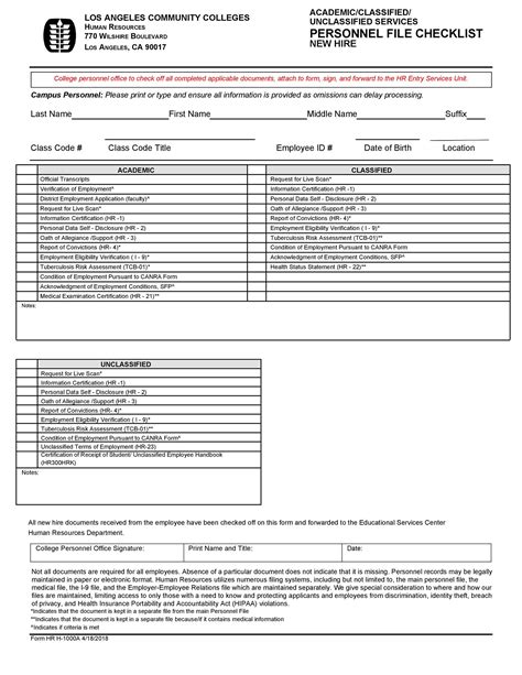 Printable New Hire Checklist Template Printable Templates
