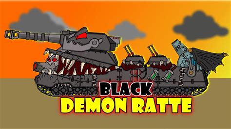 How To Draw Cartoon Tank Black Demon Ratte Homeanimations Cartoons