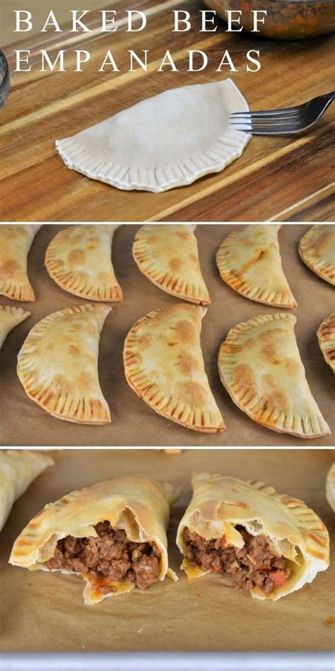 These Beef Empanadas Are Baked Not Fried And Feature An Easy To Make