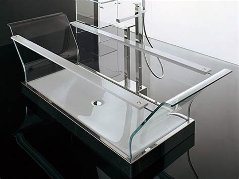 8 Modern Clear Glass Bathtubs Interior Design Design News And