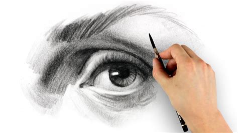 How to draw a nose: How to Draw an Eye - Step by Step - YouTube
