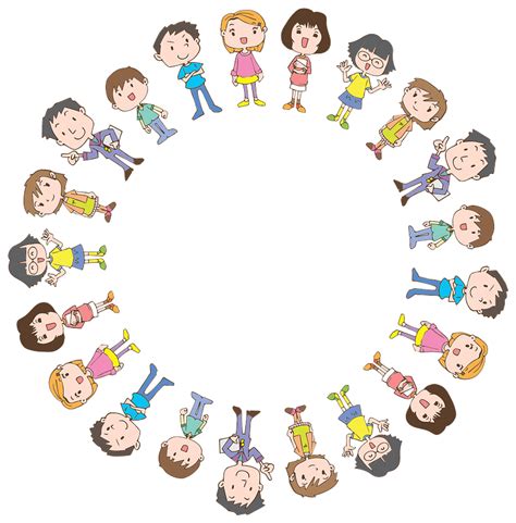 Circular Frame Of People Clipart Free Download Transparent Png