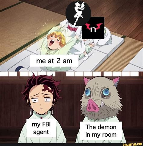 V The Demon In My Room Ifunny Anime Funny Slayer Meme Anime