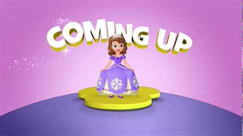 Disney Junior Coming Up Bumper Sofia The First 2013 Youtube
