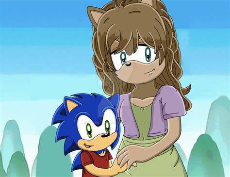 Sonic X Redraw Lilly And Young Sonic By Hedgecatdragonix On Deviantart