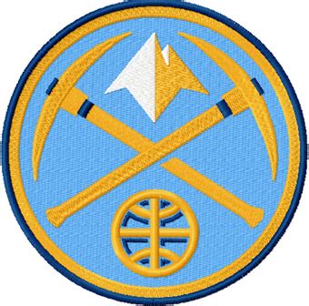 Psb has the latest wallapers for the denver nuggets. Denver Nuggets logo machine embroidery design