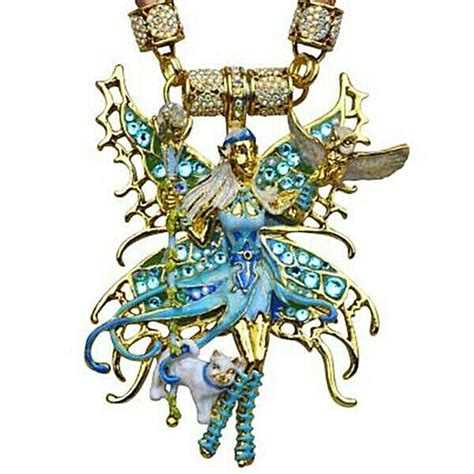 Kirks Folly She Goddess Warrior Blue Fairy Magnetic Enhancer And Necklace