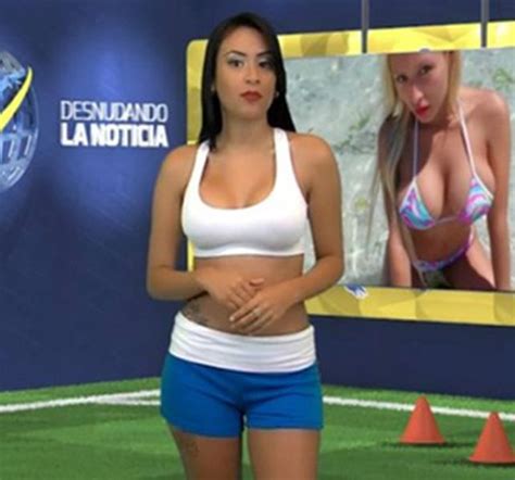 Infartante Una Conductora De Tv Se Desnuda Mientras Da Una Noticia De Cristiano Ronaldo