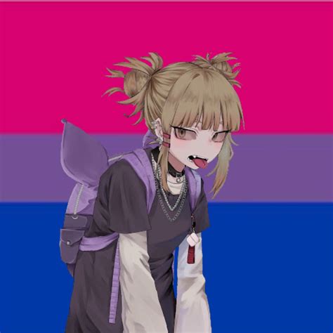 Toga Bisexual Pride Pfp Drawing Face Expressions Face Drawing Gay Aesthetic Aesthetic Anime