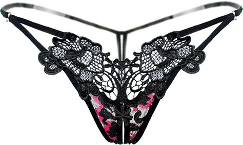 slithice women sexy floral y back g string panties clothing shoes and jewelry