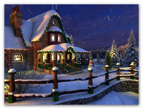 Free Download White Christmas 3d Screensaver And Animated Wallpaper 10