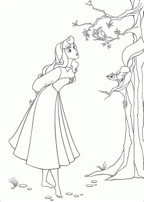 Coloring Page Sleeping Beauty Coloring Pages 4
