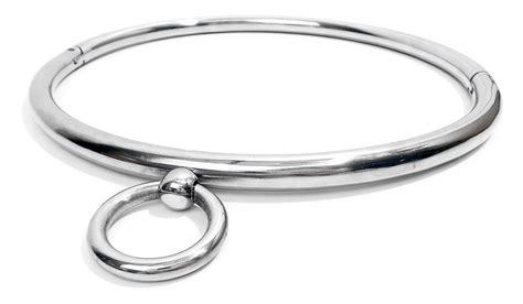 eternity slave collar with collar ring finish stainless steel etsy