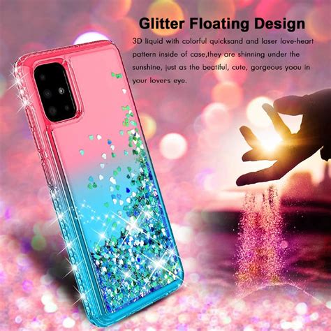 Glitter Case Samsung Galaxy S20 Ultra A51 A71 M30s S10 S20 Note 10 Plus