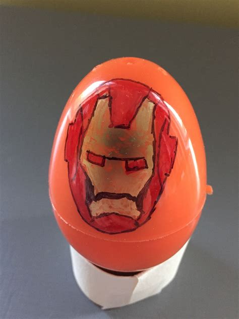 Geek Easter Egg Iron Man Geeky Craft Easter Eggs Geek Stuff