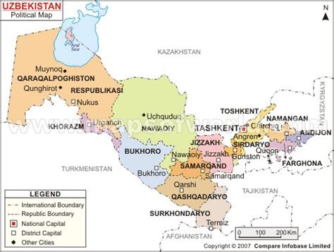Samarkand Map Uzbekistan