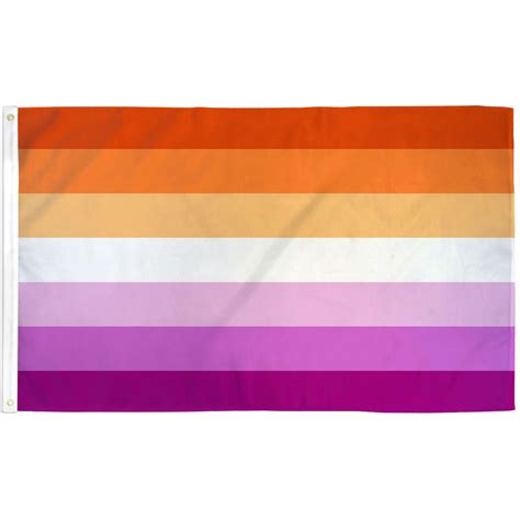 3x5 lesbian sunset pride flag pride basics