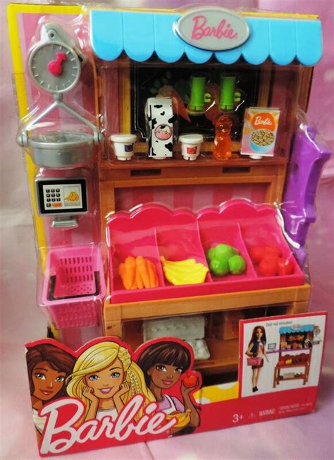 Магазин продуктов Барби Barbie Grocery Playset Mattel Аксессуары