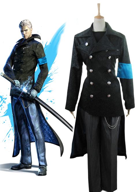 Devil May Cry Vergil Yougth Cosplay Costume Dmc