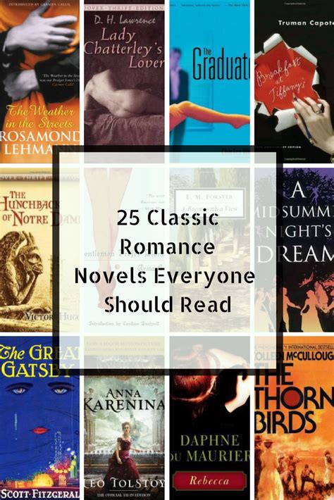 25 Top Classic Romance Novels Worth Reading Travelling Book Junkie