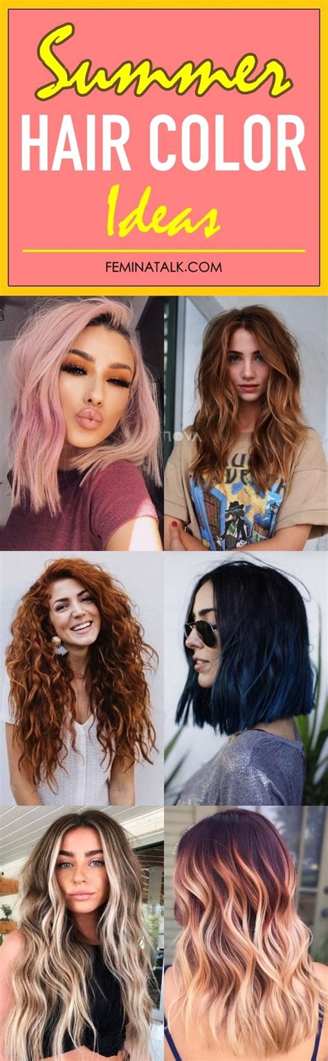 35 Cute Summer Hair Color Ideas To Try In 2019 Femina Talk