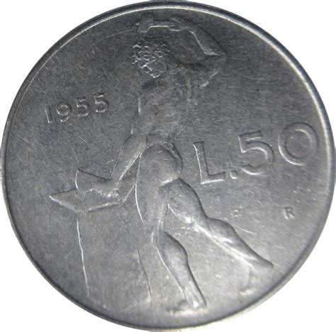 1955 Italy 50 Lire