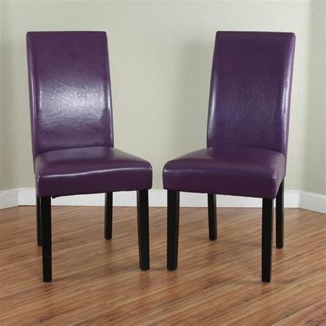 Chairs & stools apply chairs & stools filter. 20 Ideas of Purple Faux Leather Dining Chairs | Dining ...